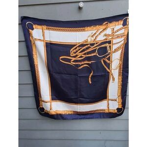 Italian 100% Polyester Equestrian Scarf
